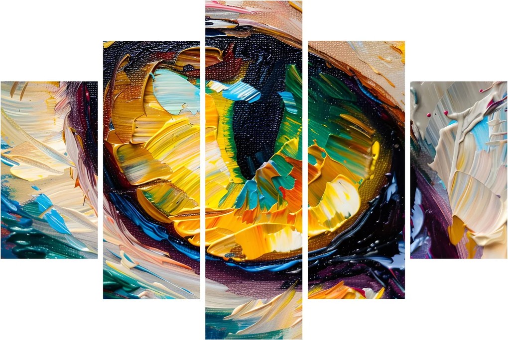 Kép - Macskaszem festmény (150x105 cm)