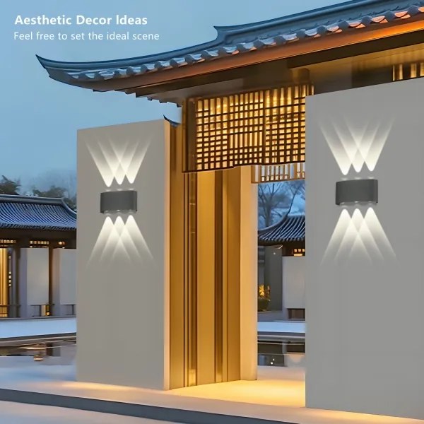 Brilagi - LED kültéri fali lámpatest FLAREBOX LED/6W/230V antracit IP65