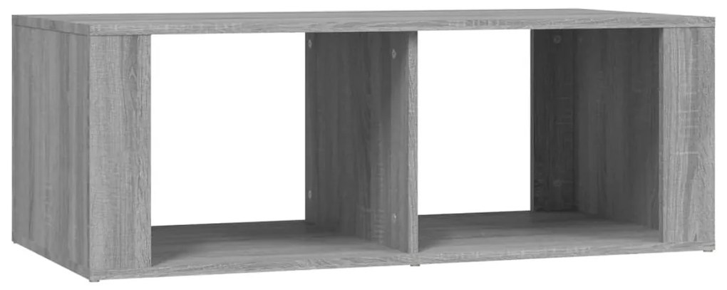 Szürke sonoma szerelt fa dohányzóasztal 100x50x36 cm