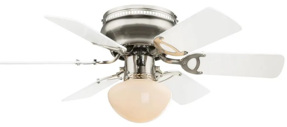 GLOBO 0307W - Mennyezeti ventilátor UGO 1xE27/60W/230V