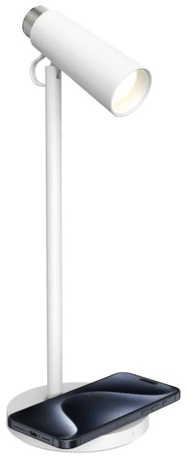 Immax 08990L - LED Dimmelhető asztali lámpa Qi töltővel TIT LED/12W/230V fehér