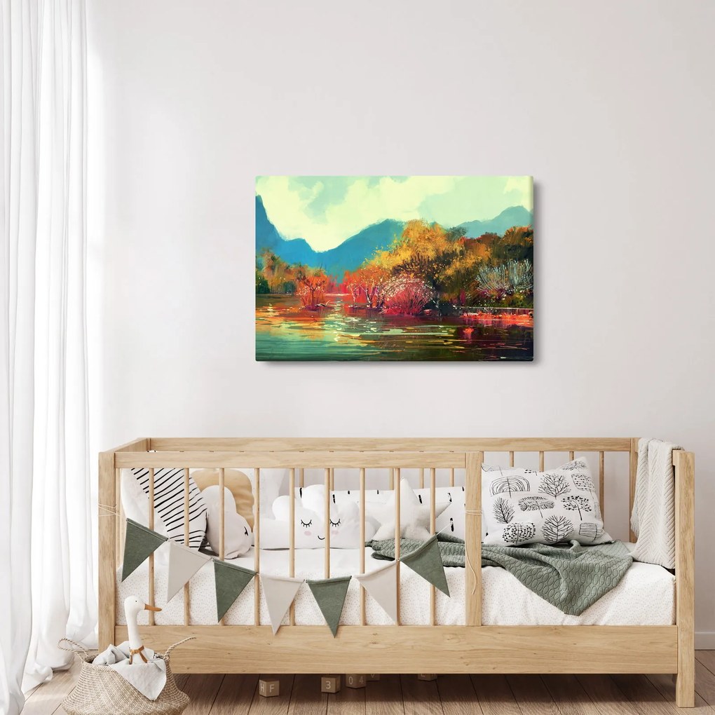 Kép - őszi színek (90x60 cm)