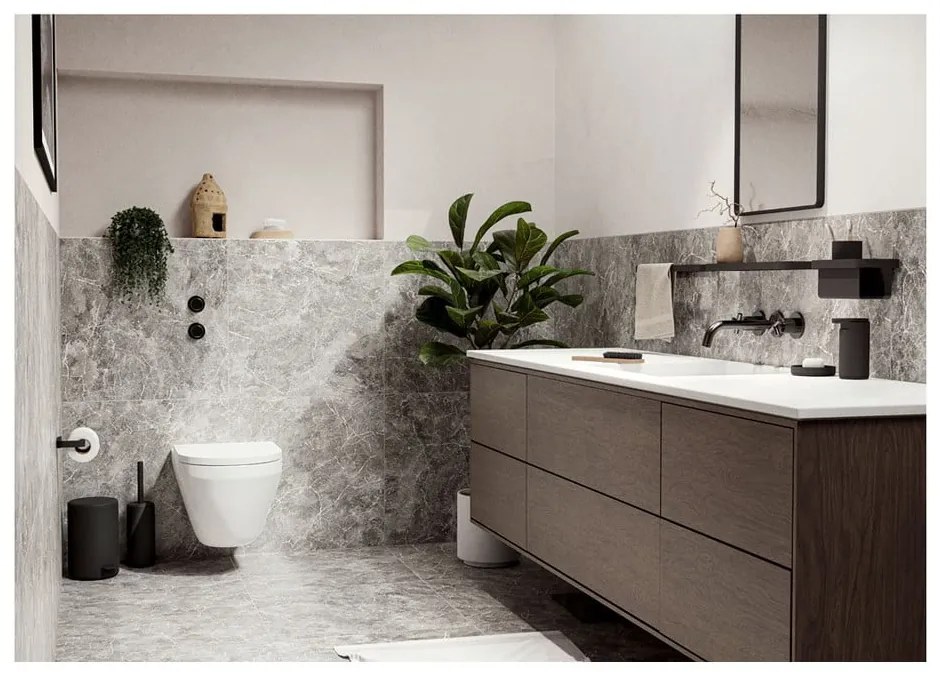 Rim fekete wc-kefe - Zone