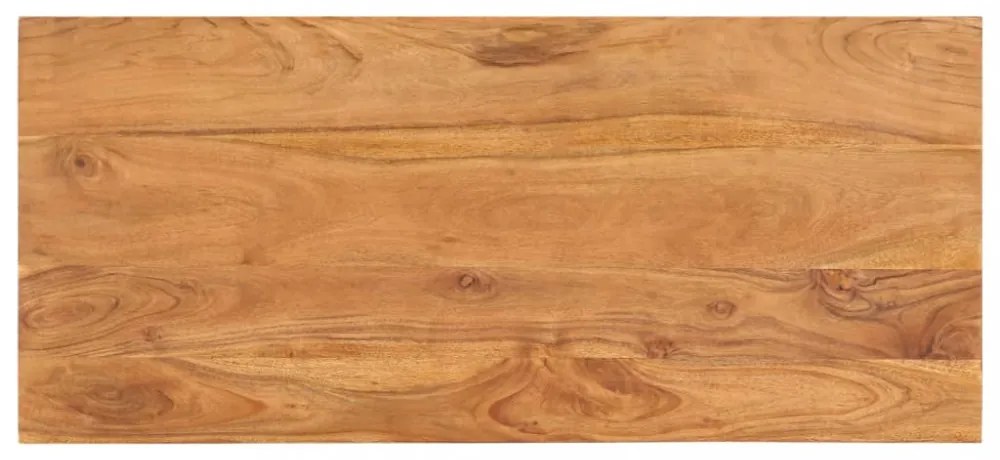 vidaXL tömör akácfa dohányzóasztal 100 x 45 x 33 cm