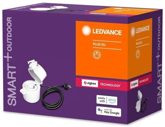 Ledvance - Intelligens kültér aljzat SMART+ 3680W/230V/Típus F/SCHUKO 16A IP44