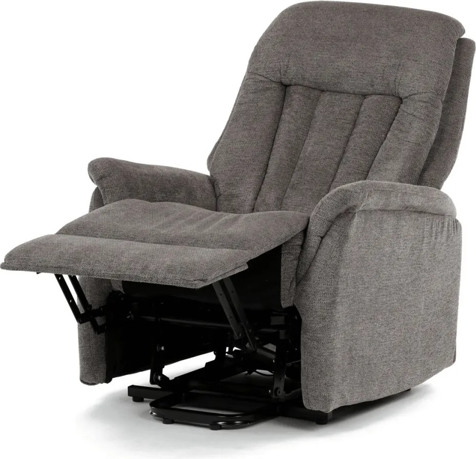 Elektromos relax fotel állítható háttámlával szürke szövet TV-Q8575 GREY2
