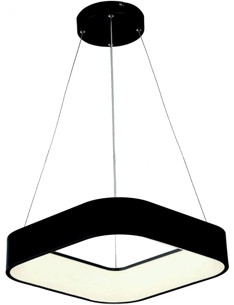 Eurolamp LED Csillár zsinóron LED/30W/230V 3000K 45x45 cm fekete EU0024