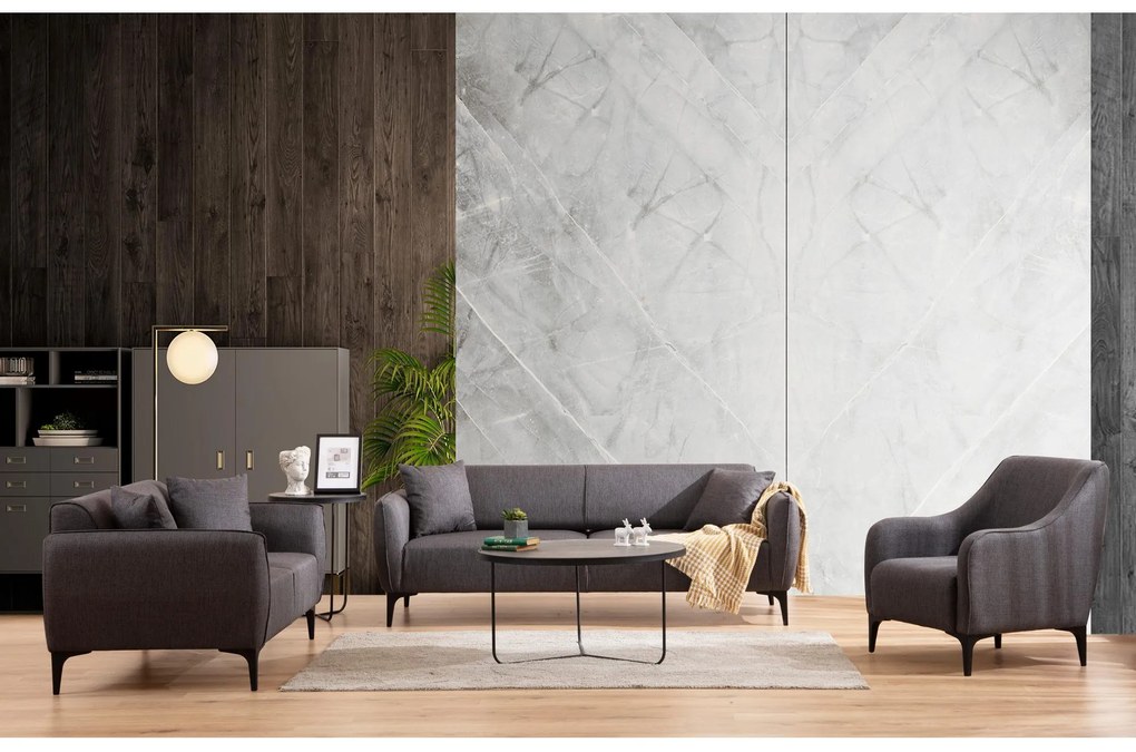 Fotel Belasemma (sötétszürke + fekete). Akció -20%. 1106483
