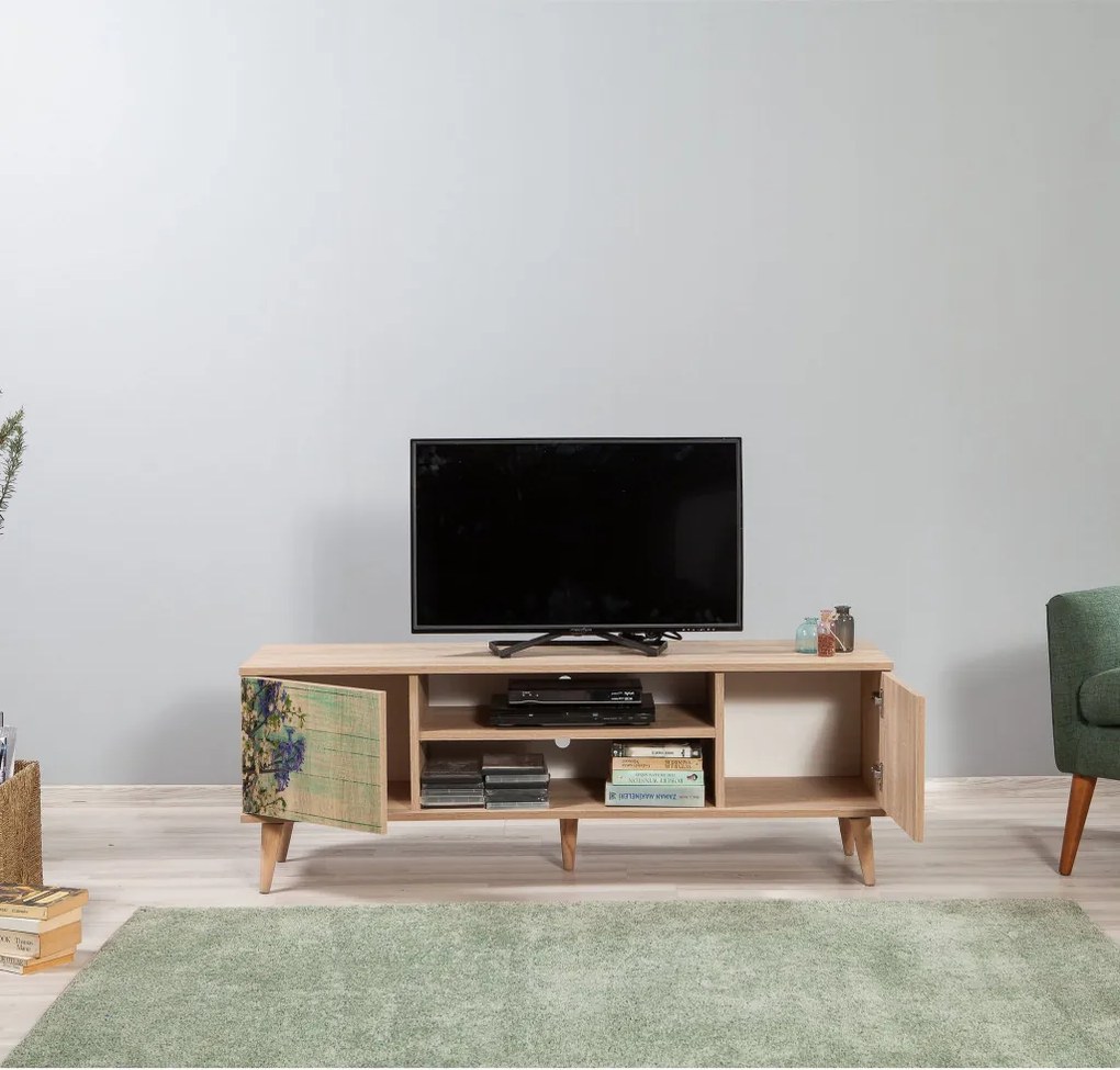 Truva TV-állvány, 140 cm – TR863SPH3017