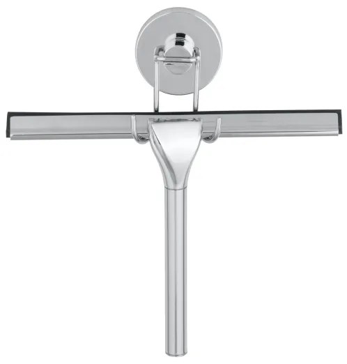 WENKO 20877100 - VACUUM-LOC kerek vízlehúzó, rozsdamentes acél/fényes króm/ezüst, 24,5x25 cm