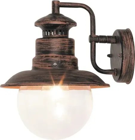 Rabalux kültéri fali lámpa e27 60w antik barna odessa
