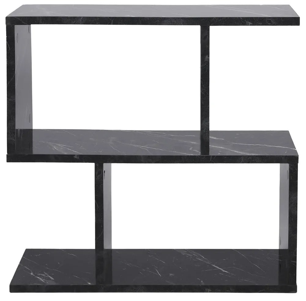 Kis asztal Life - Fekete, Marble