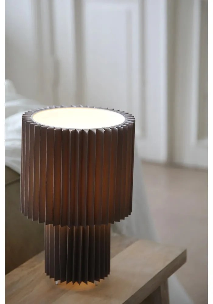 Szürke asztali lámpa textil búrával (magasság 32 cm) Catis – Markslöjd