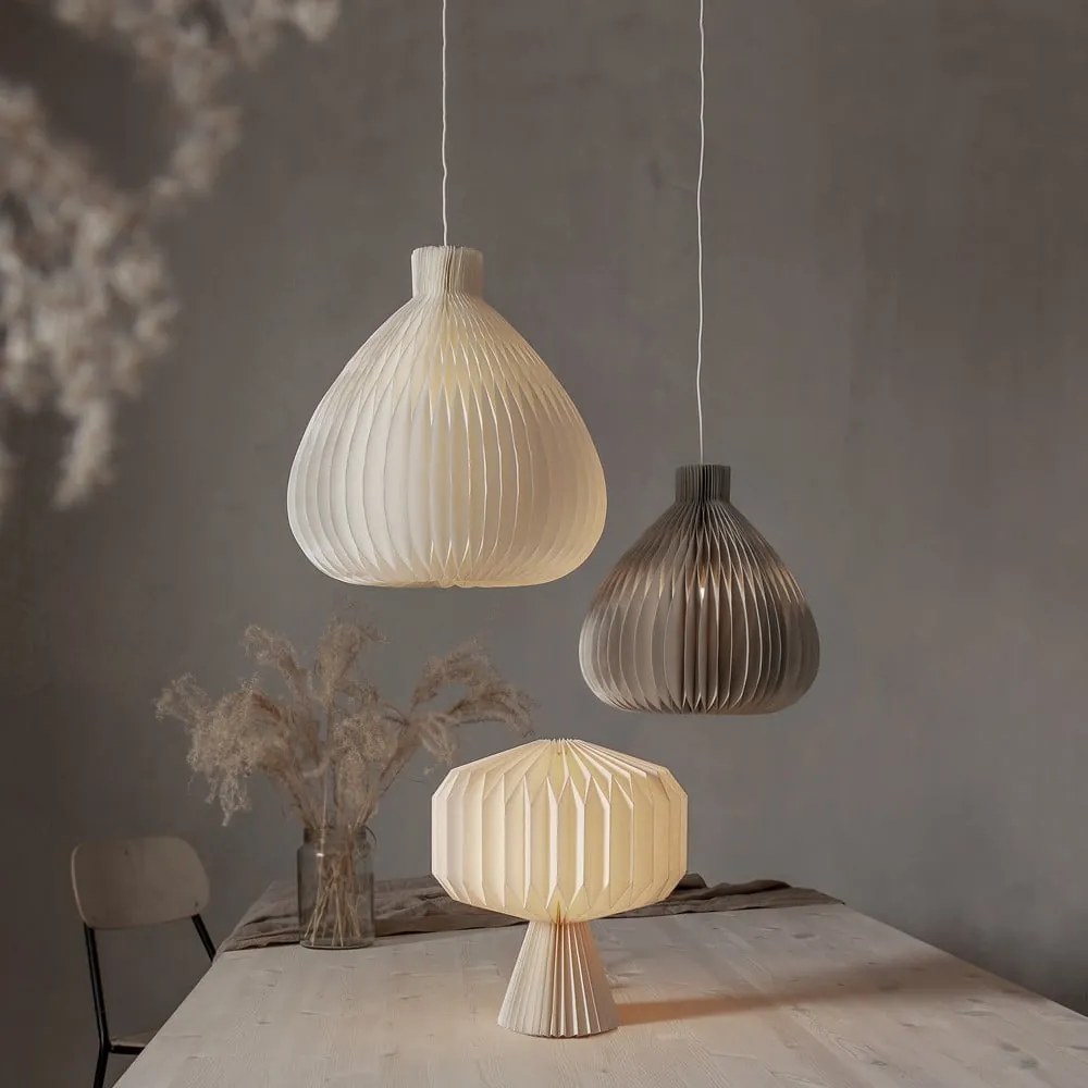 Krémszínű lámpabúra ø 38 cm Honeycomb – Star Trading