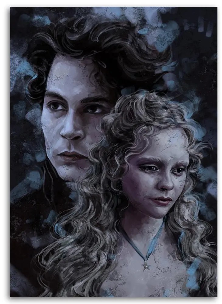 Gario Vászonkép Johnny Depp, Az Álmosvölgy legendája - Dmitry Belov Méret: 70 x 100 cm