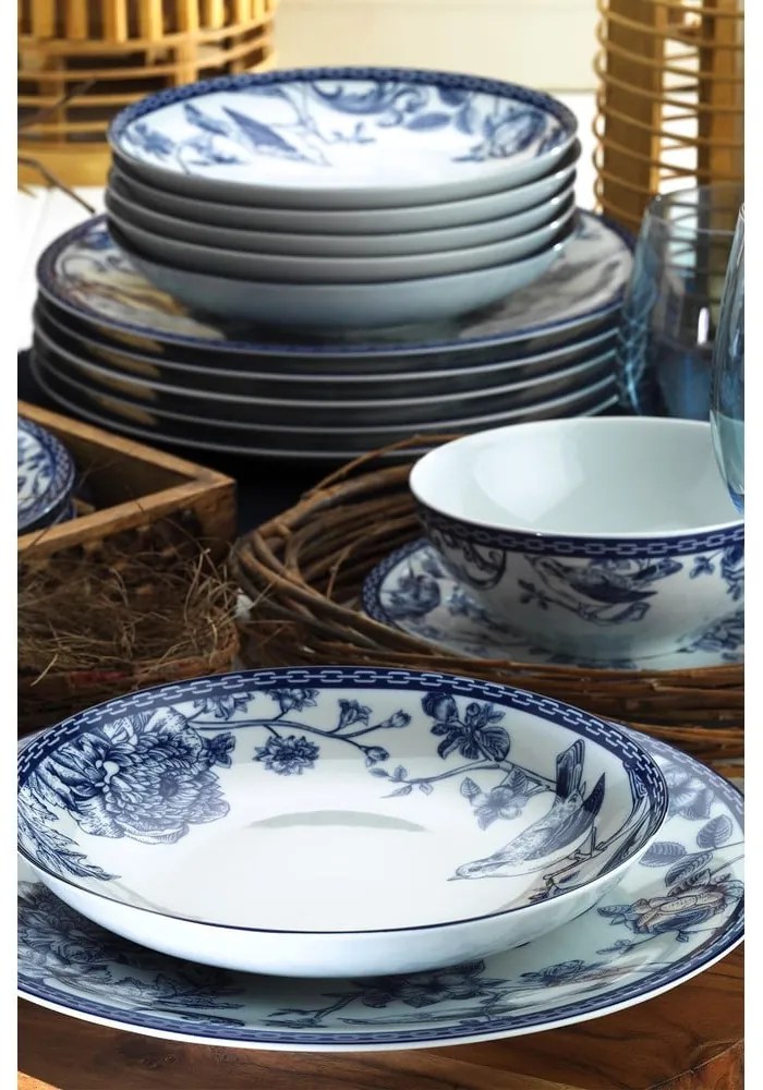 Porcelán hatszemélyes étkészlet 24 db-os Flowers – Kütahya Porselen