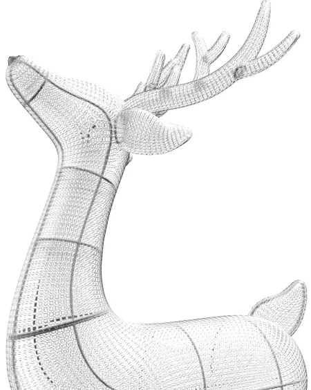 Twinkly TW3RS200SPP-TEU - LED RGBW Dimmelhető kültéri rénszarvas 240xLED IP44 Wi-Fi