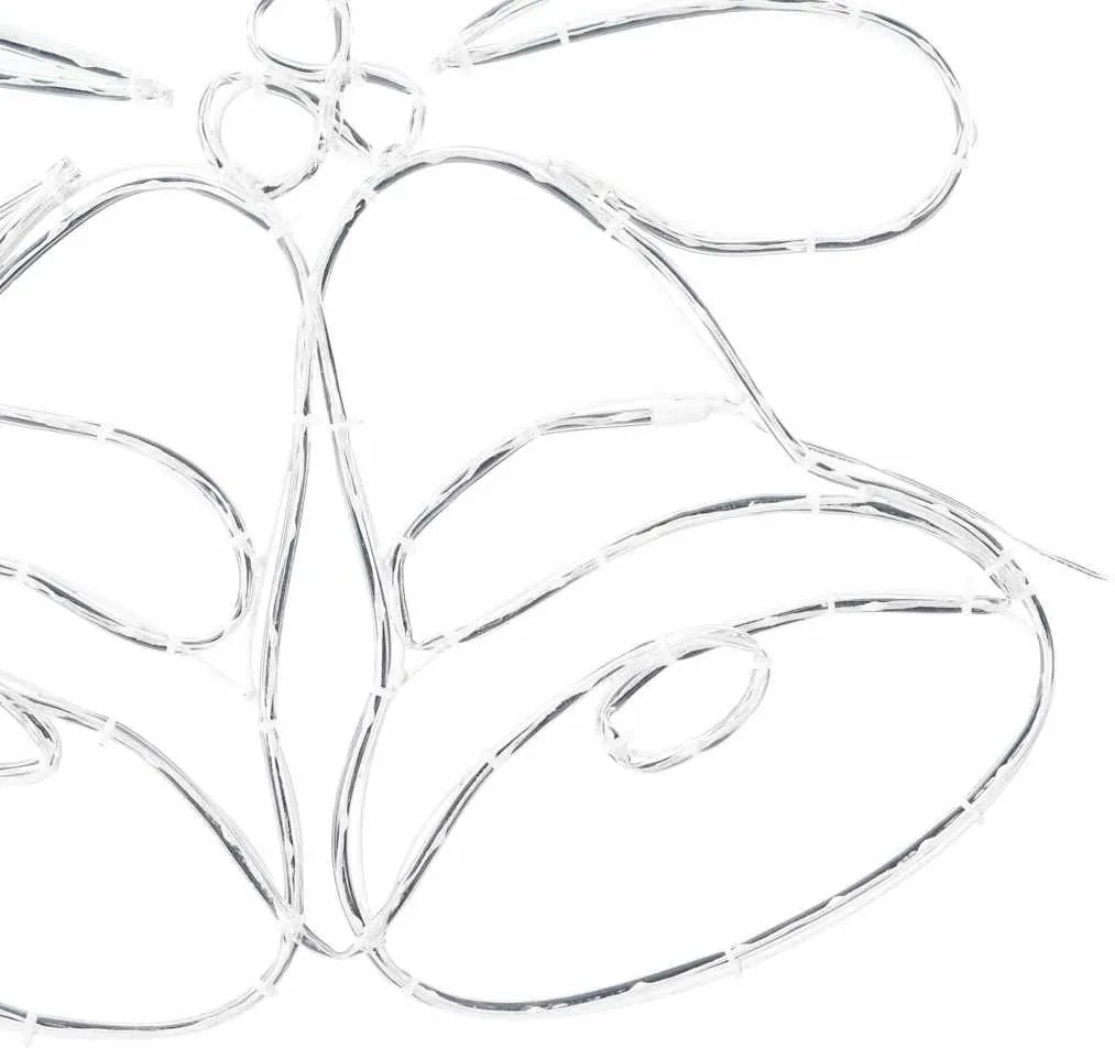 Karácsonyi Harang 144 LED-del Sokszínű 56 x 46 cm PVC