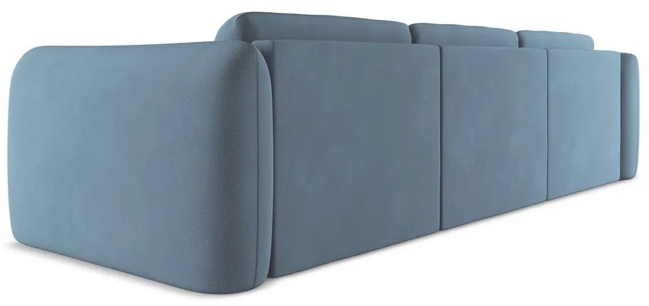 Világoskék sarokkanapé (bal oldali) Hoku – Makamii