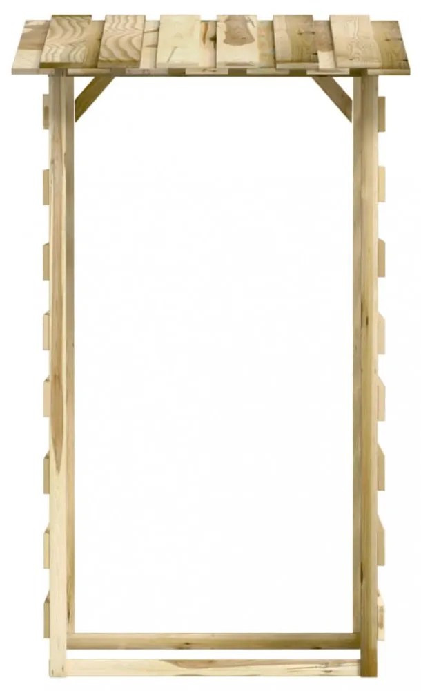 6 db impregnált fenyőfa pergola tetővel 100 x 90 x 200 cm