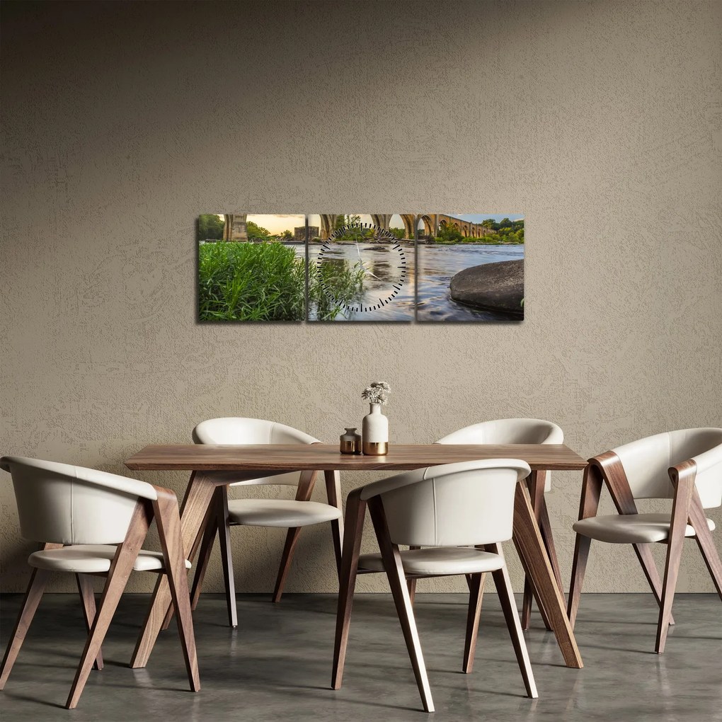 Kép - Richmond vasúti híd (órával) (90x30 cm)