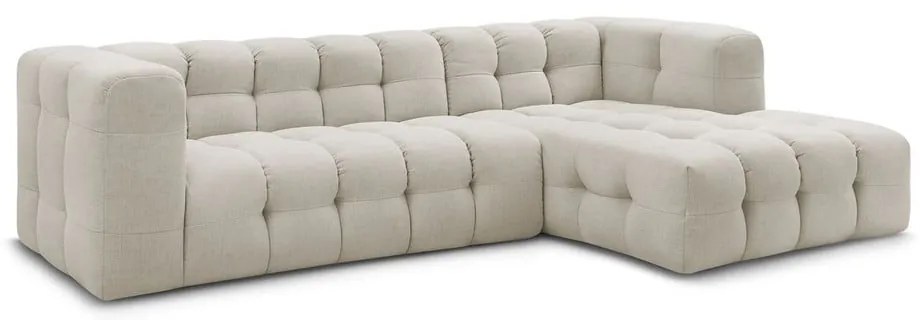 Bézs sarokkanapé (jobb oldali) Cloud – Bobochic Paris