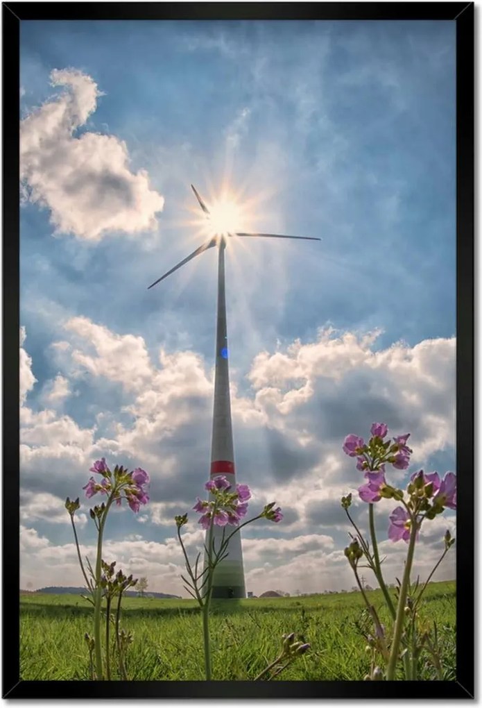 Poszterek keretben 40x60 Megújuló energia Szél