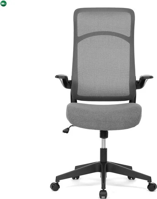 Szürke Hálós Irodai Szék, Hinta Mechanikával. KA-A182 BK