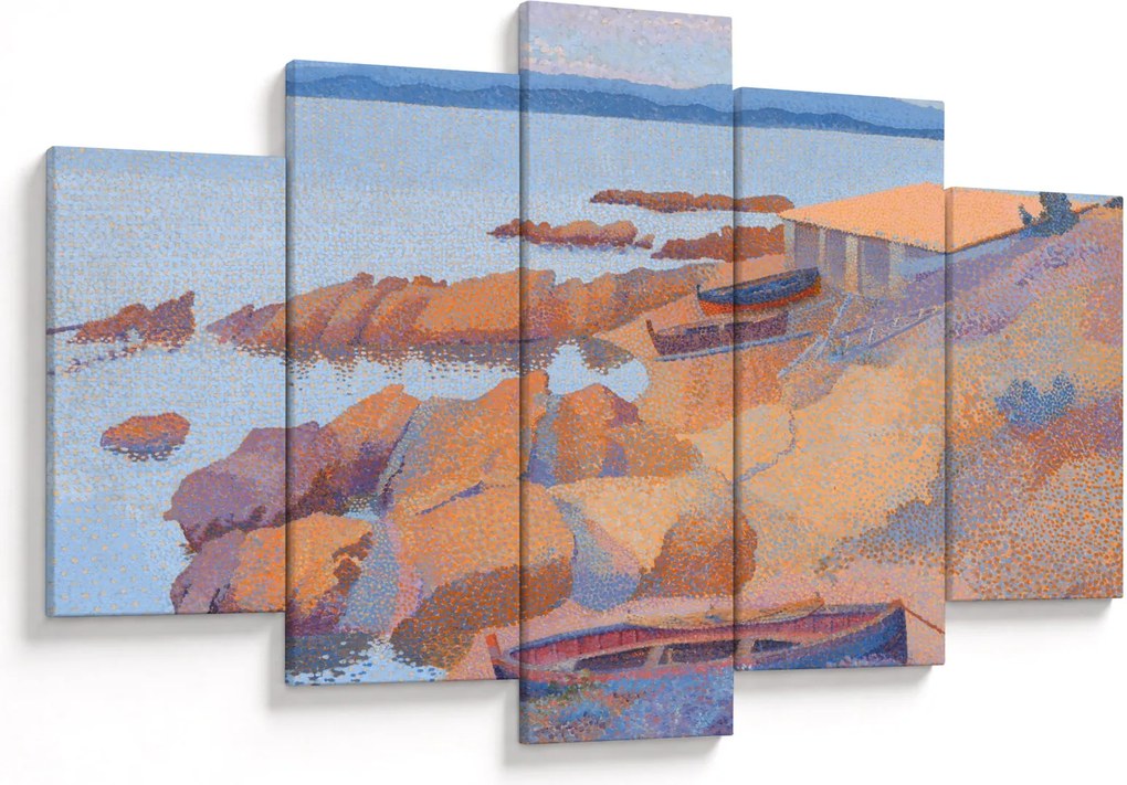 Kép - Henri Edmond Cross, Calanque des Antibois, reprodukciók (150x105 cm)
