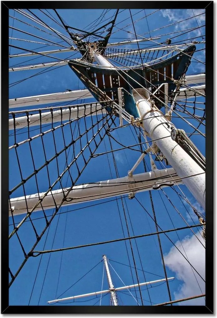 Poszterek keretben 40x60 Nagy árboc Vitorlázás