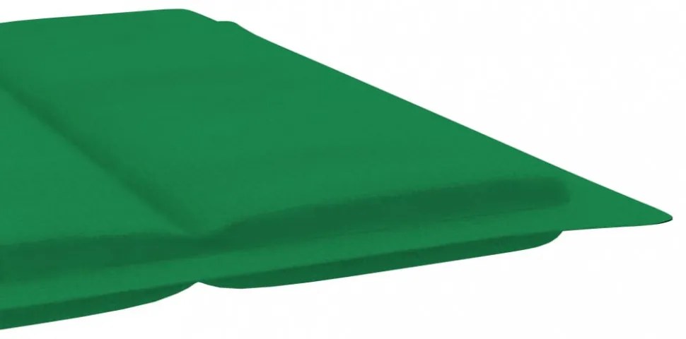 zöld oxford szövet napozóágy párna 186 x 58 x 3 cm