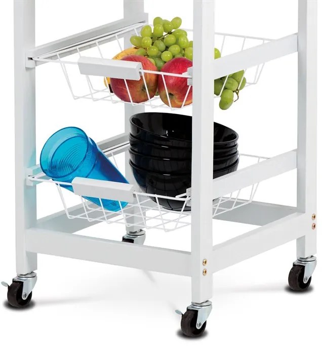 Fehér MDF Polcos Tároló. DR-043