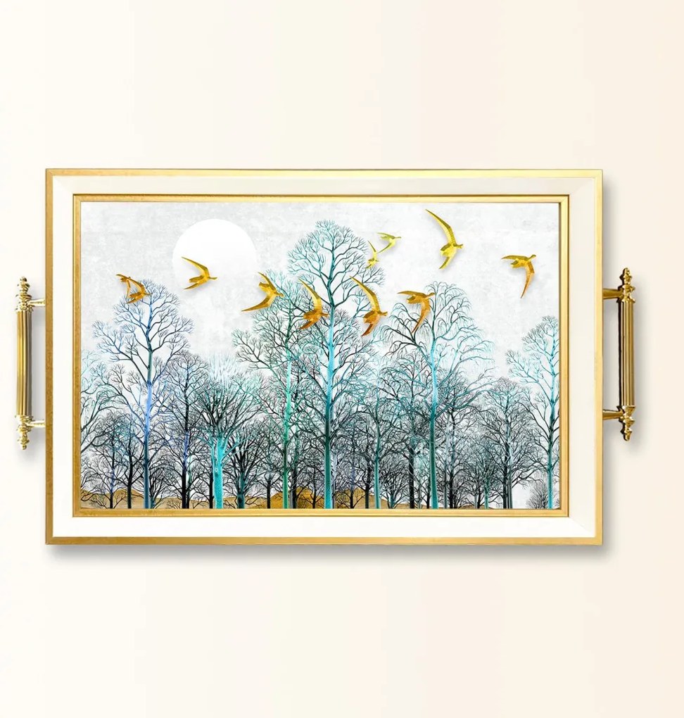 Üveg tálca, 38×24 cm – TPB9940