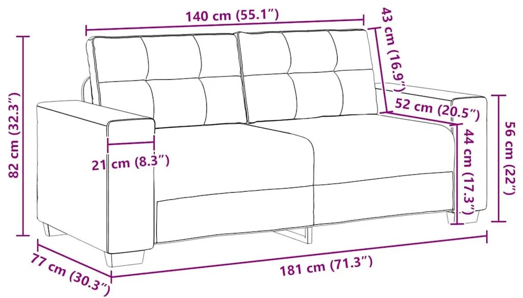 világosszürke bársony loveseat kanapé 140 cm