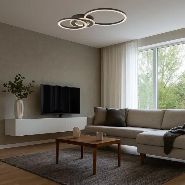 Rabalux 71485 - LED dimmelhető mennyezeti lámpa LUREO LED/24W/230V 3000-6500K 46x33 cm + távirányító