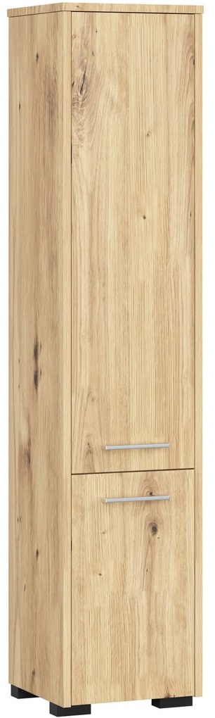 Fürdőszoba szekrény Fulgor 2D 140 (craft tölgy). 1117566