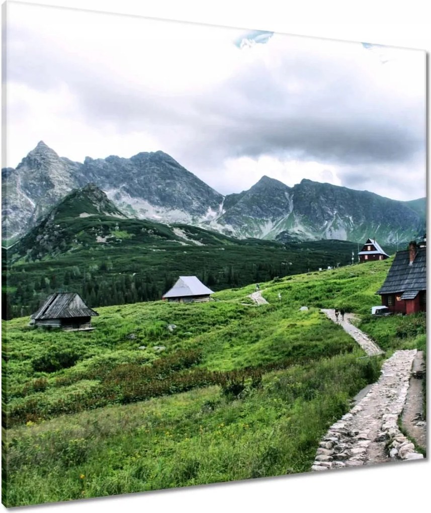 Vászonkép 80x80 Tátra Lánctalpas csarnok