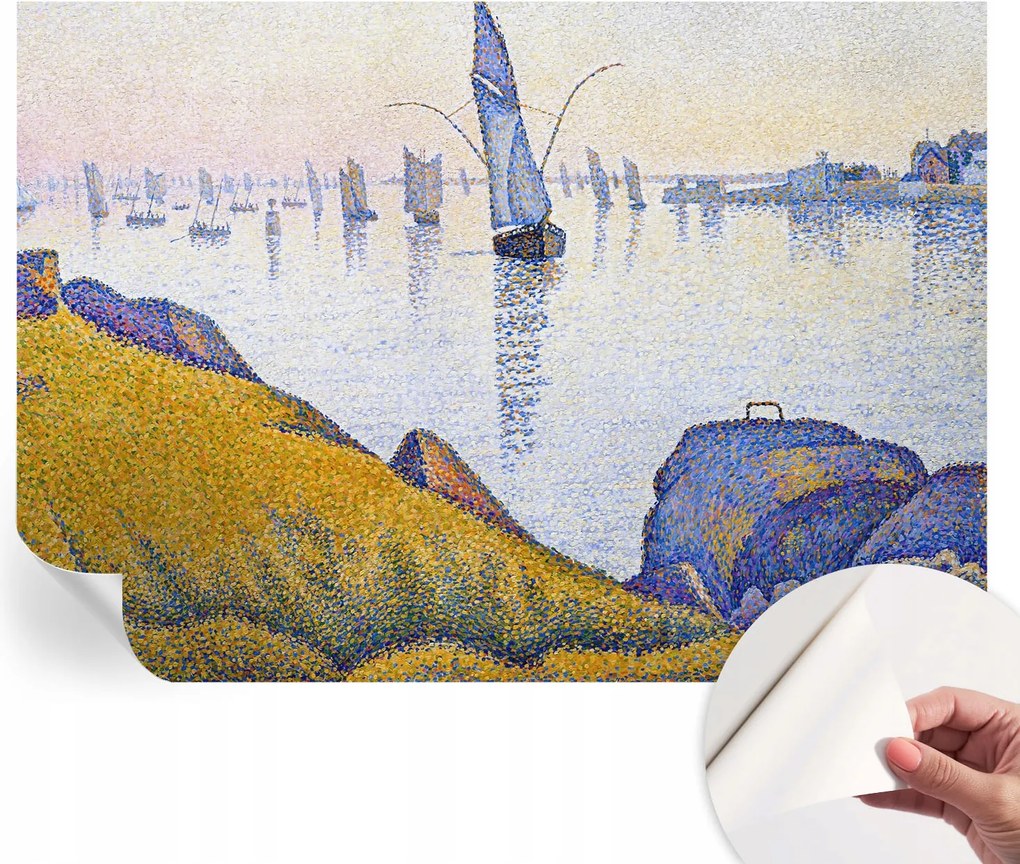 Öntapadós fali fotótapéta Hálószobába Vitorlás tükröződés 208x146 cm