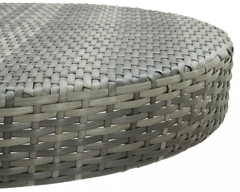 vidaXL 5 részes szürke polyrattan kerti bárszett párnákkal