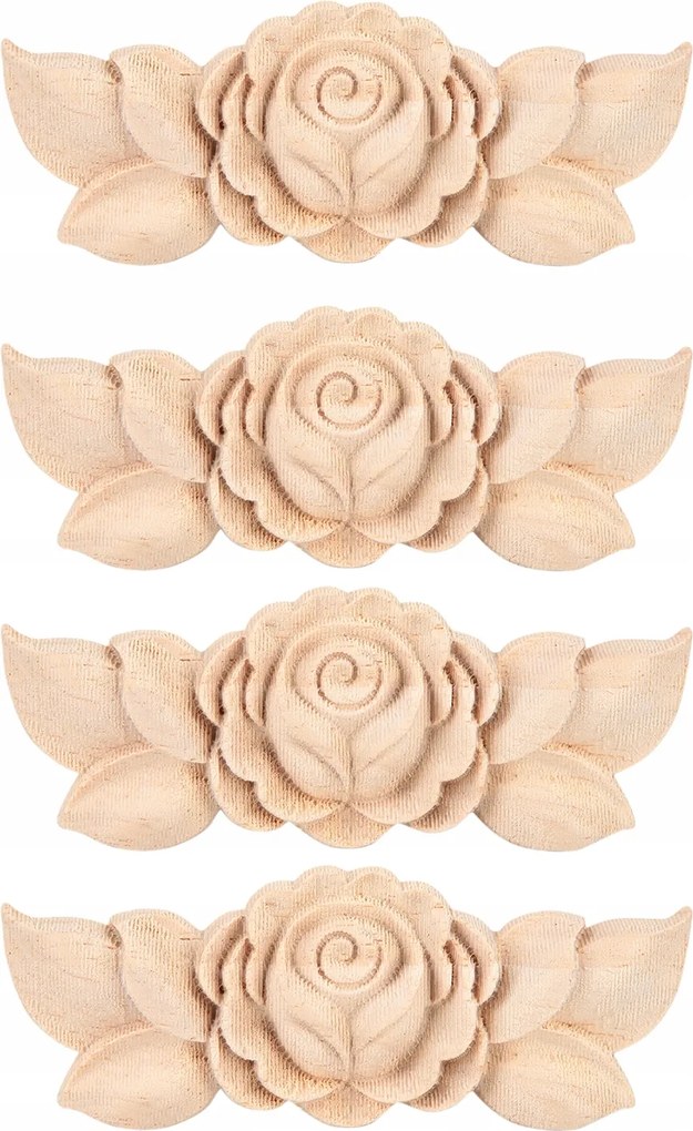 Fa Dekoráció Felújítás Stukkó 9*3,5 CM 4DB