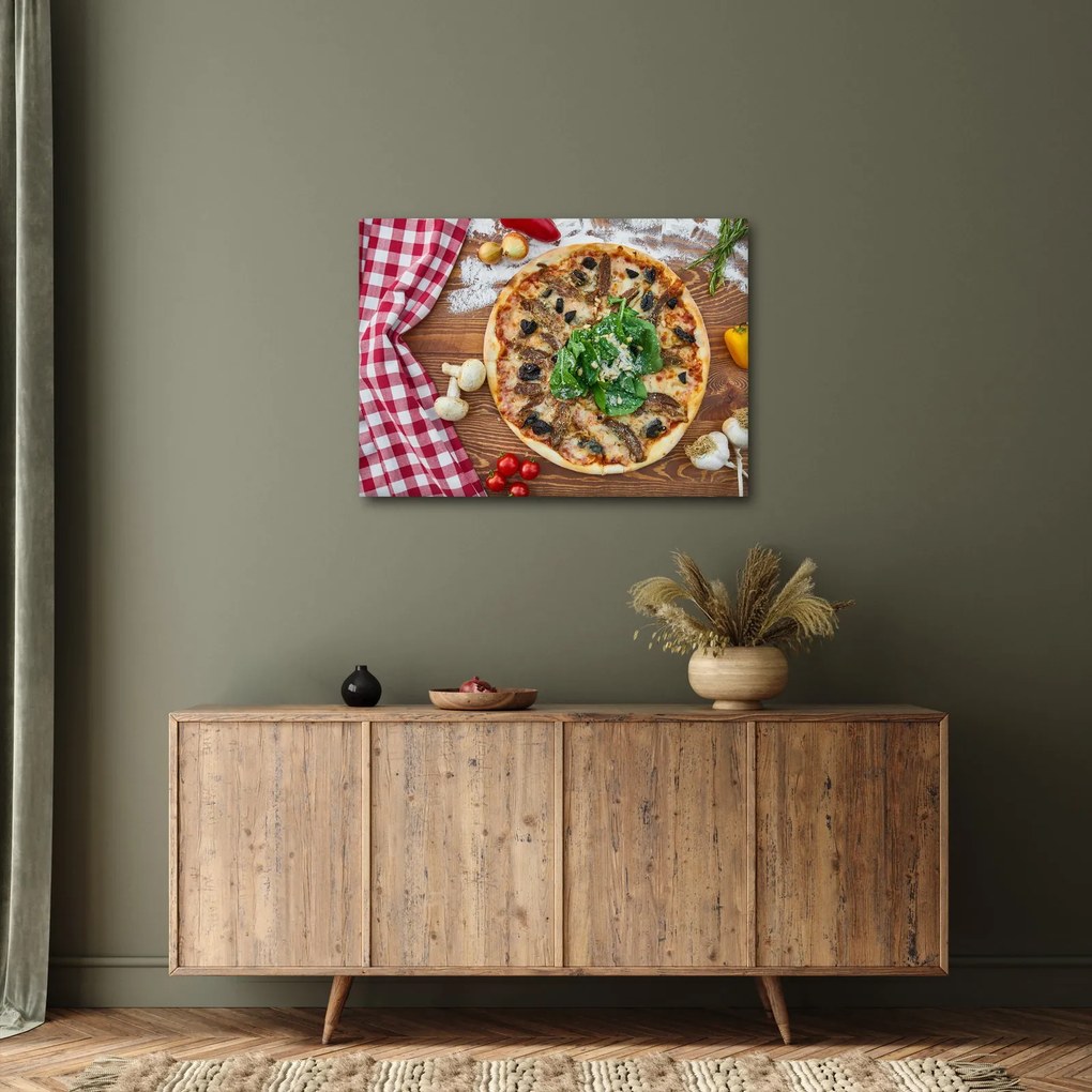 Pizza képe (70x50 cm)