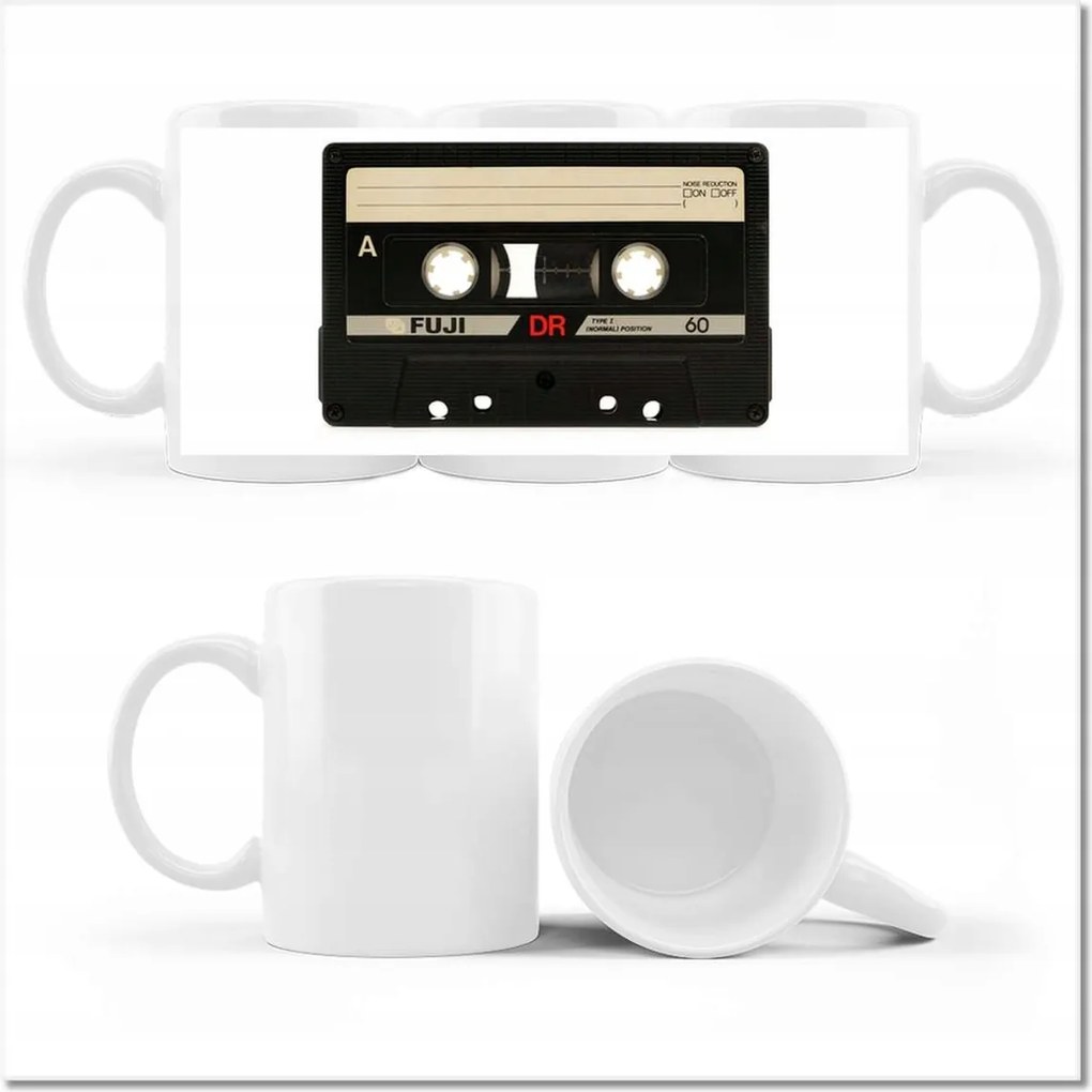 Fotó bögre Magnó kazetta