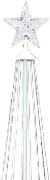 LED RGBW, dimmelhető kültéri karácsonyi dekoráció LED/4W/230V 180 cm IP44 + távirányító