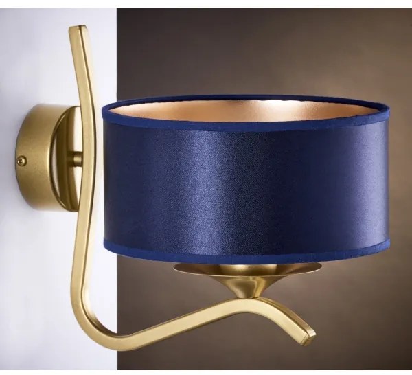 Jupiter 2115 - KASZMIR fali lámpa 1xE27/15W/230V kék/arany