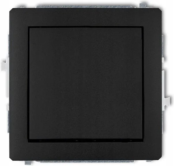 Fekete 1x kapcsoló 12DWP-4.1 Deco Karlik