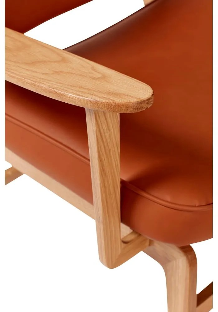 Haze narancssárga műbőr fotel - Hübsch