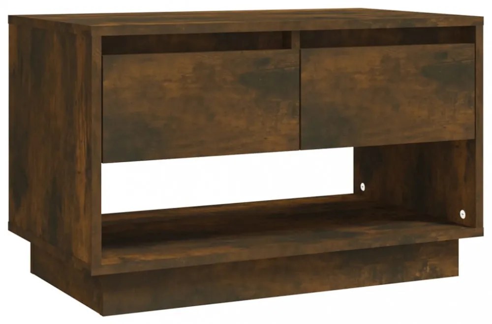 füstös tölgy színű szerelt fa TV-szekrény 70x41x44 cm
