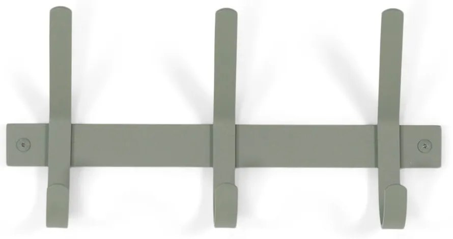 Szürkészöld fém fali fogas 40 cm Dexter – Spinder Design
