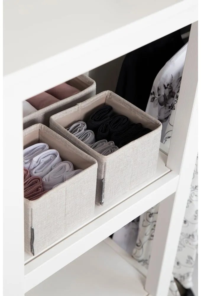 Drawer 3 db-os bézs rendszerező szett - Bigso Box of Sweden