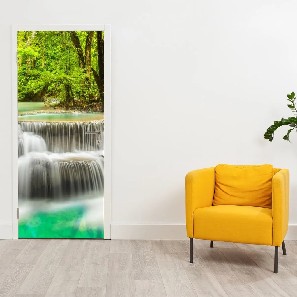 Fotótapéta ajtóra - Vízesések (95x205cm)